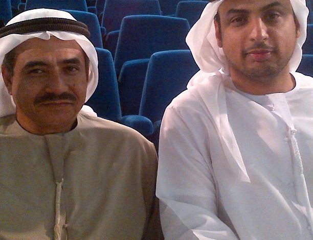 محمد القبيسي والكاتب صالح كرامة